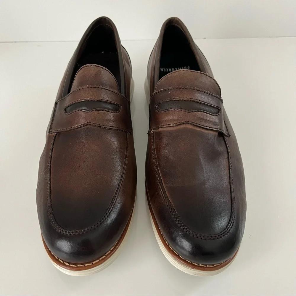 SANDRO MOSCOLONI Natal Penny Loafer In Tan